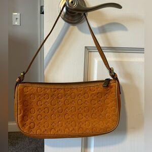 Celine Suede Embossed Pochette